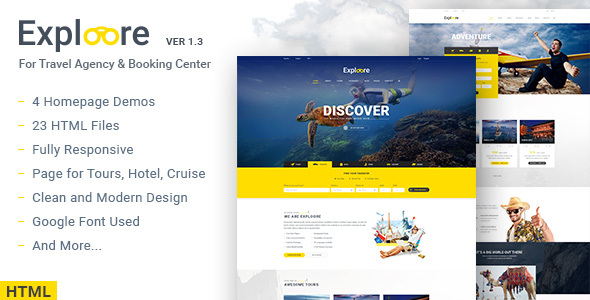 Travel Tour Template – EXPLOORE