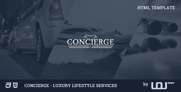 Concierge – Luxury Lifestyle Services HTML