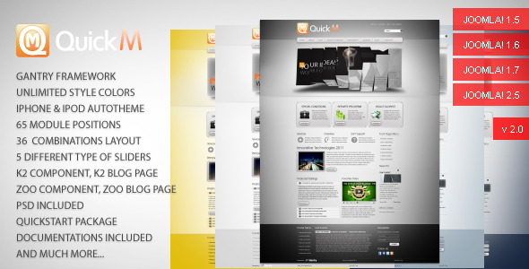 QuickM – Template for Joomla 1.5