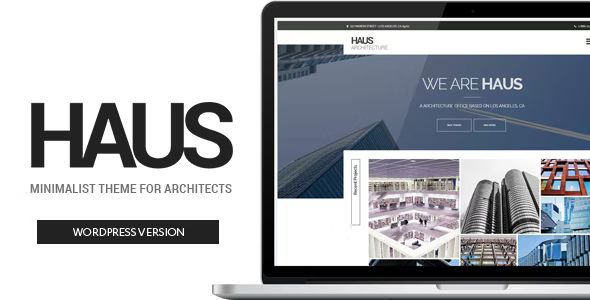 Haus –  Sleek Architecture WordPress Theme