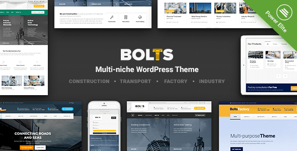 Bolts – WordPress theme for the Construction and Transport Industries