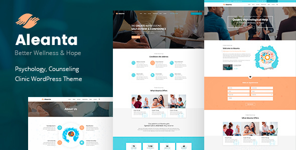 Aleanta – Psychology Consulting WordPress Theme