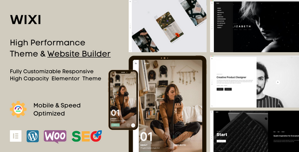 Wixi – Creative Personal Portfolio WordPress Theme