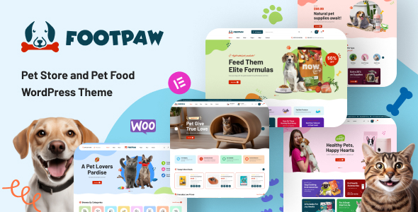 FootPaw – Pet Store WordPress Theme
