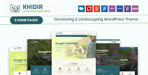 Khidir – Gardening & Landscaping WordPress Theme