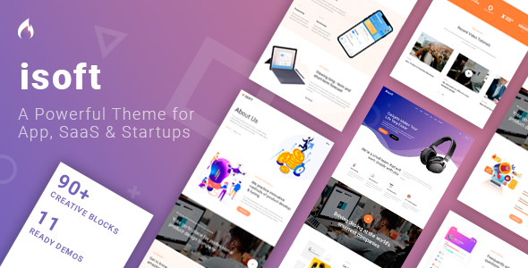Isoft – Landing Page