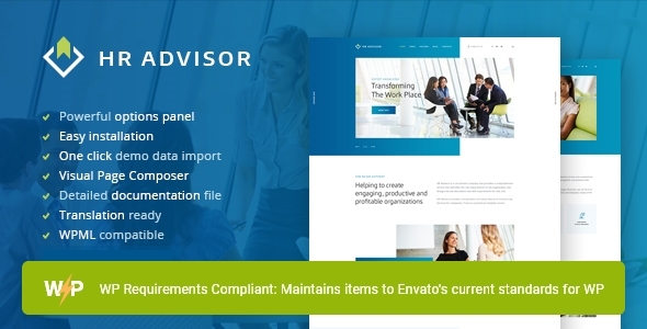 HR Advisor – Human Resources & Recruiting WordPress Theme