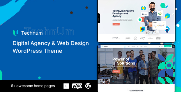 Technum – Digital Agency & Web Design WordPress Theme