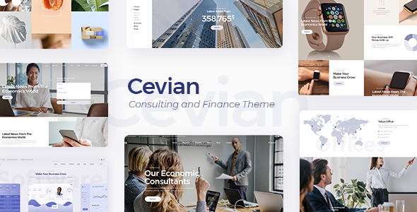Cevian – Creative Agency and Startup WordPress Theme