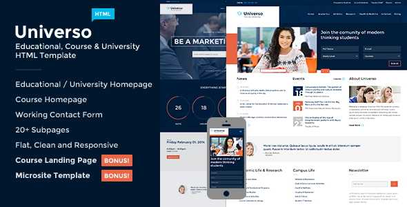 Universo – Courses, Events, Education & University