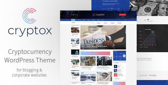 Cryptox – Cryptocurrency WordPress Theme