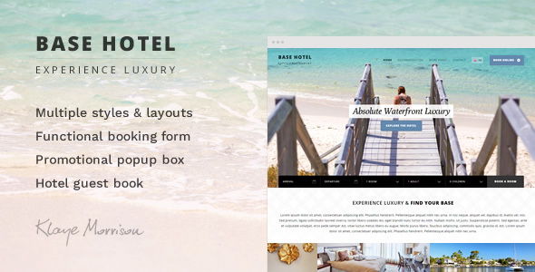 Base Hotel – HTML Template
