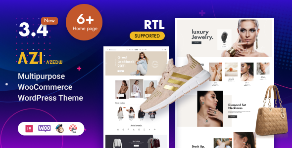 Azi (Azedw) – Multipurpose Woocommerce WordPress Theme – RTL
