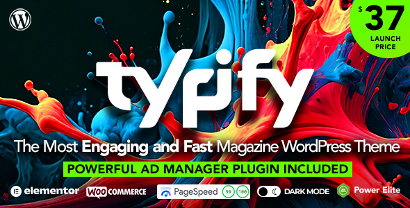 Typify – Newspaper & Magazine WordPress Theme