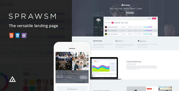 Superawesome – Retina Bootstrap 3 App Landing Page