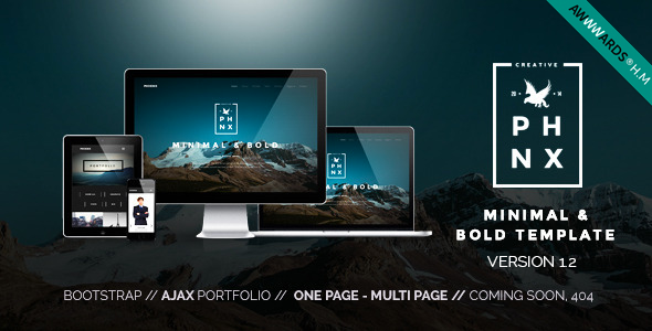Phoenix – Multipurpose Portfolio, Agency & eCommerce HTML5 Template