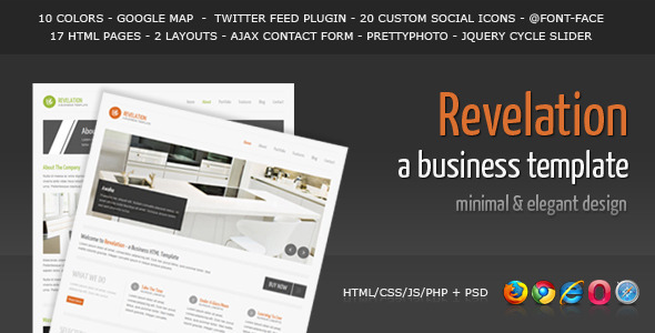 Revelation – Elegant and Minimal Business Template