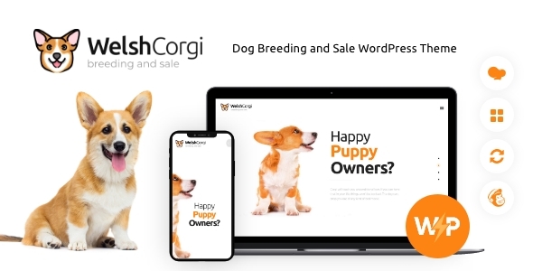 Welsh Corgi  – Dog Breeding and Sale WordPress Theme