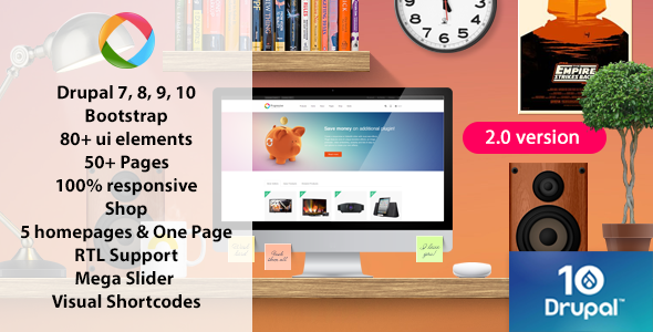Progressive – Drupal 10 Multipurpose Responsive Theme