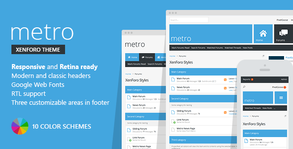 Metro – XenForo Responsive & Retina Ready Theme