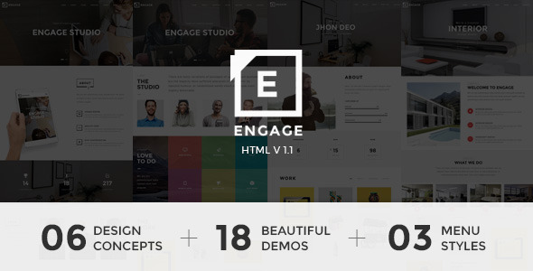Engage – Creative One Page Parallax