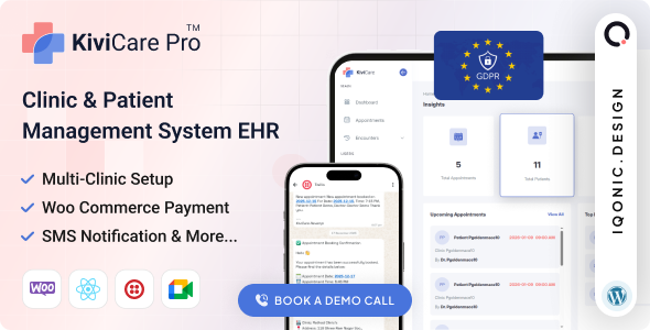 KiviCare(TM) Pro – Clinic and Patient Management System EHR (Add-on)