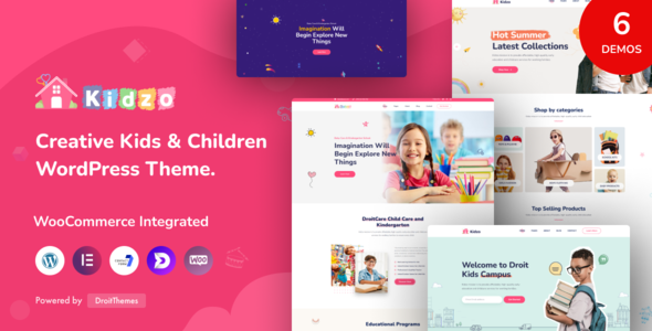 Kidzo – Kids & Children WordPress Theme