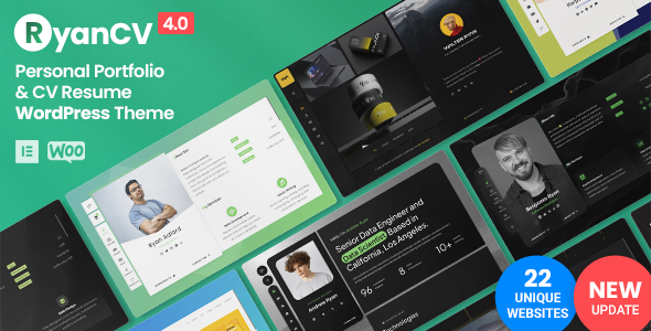 RyanCV – Personal Portfolio Resume Theme