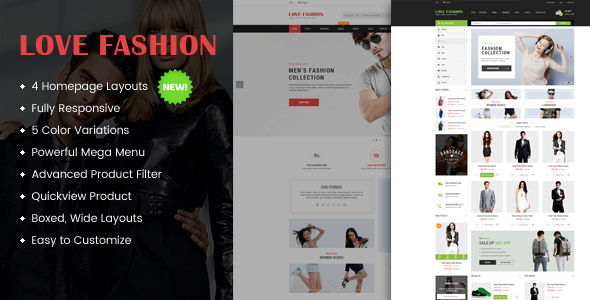 Love Fashion – Responsive Multipurpose WordPress Theme