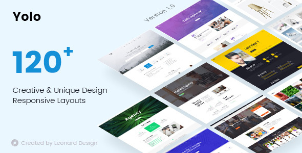 Yolo – Multi-Purpose Creative WordPress Themes