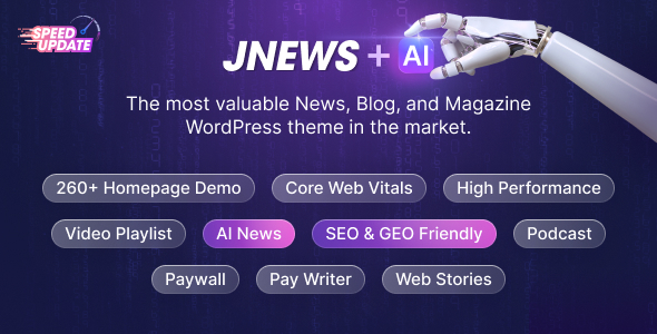 JNews – WordPress Newspaper Magazine Blog AMP Theme