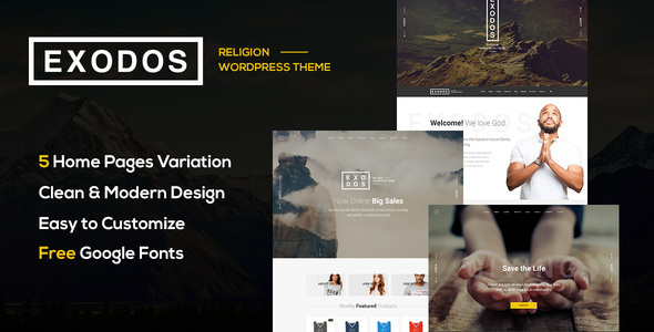Exodos – Church WordPress Theme
