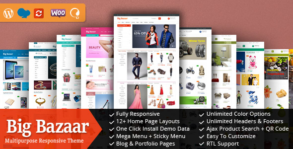 BigBazaar – Responsive WooCommerce WordPress Theme