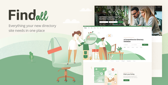 FindAll – Business Directory WordPress Theme
