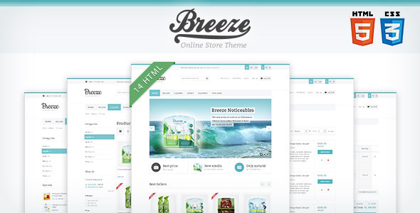 Breeze – HTML5 & CSS3 store template