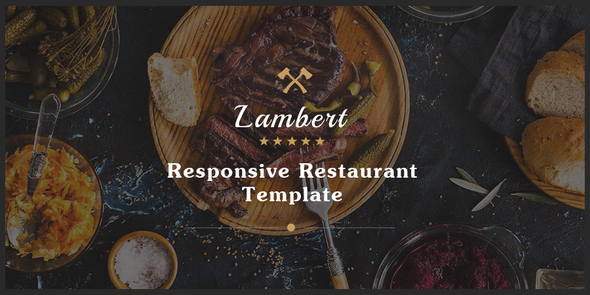 Lambert – Restaurant / Cafe / Pub Template