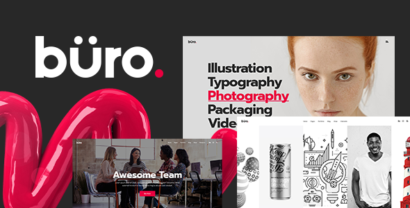 Büro – Creative Agency and Freelancer WordPress Theme