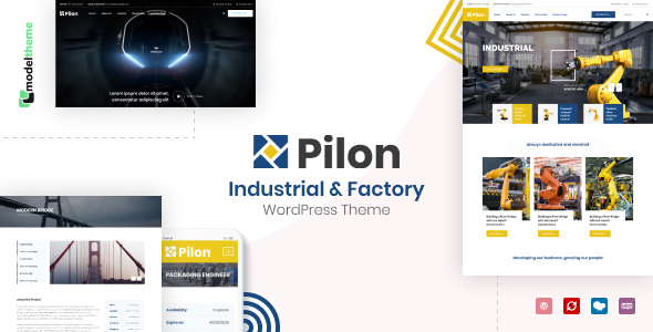 Pilon – Industrial & Factory WordPress Theme