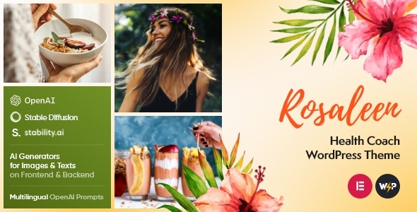 Rosaleen – Health Coach & Speaker WordPress Theme