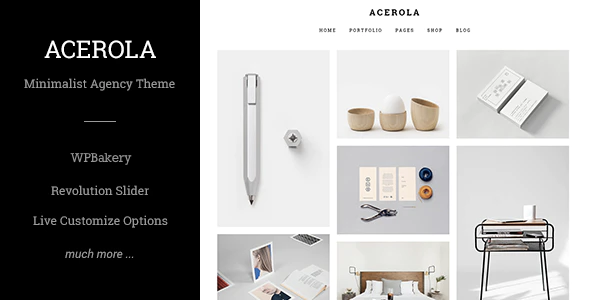 Acerola – Ultra Minimalist Agency Theme
