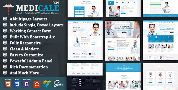 Medicale – Health Dentist WordPress Theme