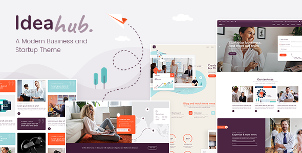 Ideahub – Modern Startup WordPress Theme