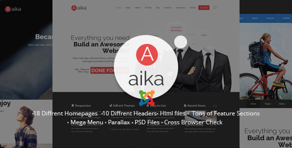 Aaika – Responsive Multipurpose Joomla Template