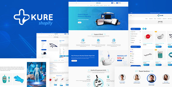 Corona Medical Supplies Shopify Theme – Kure
