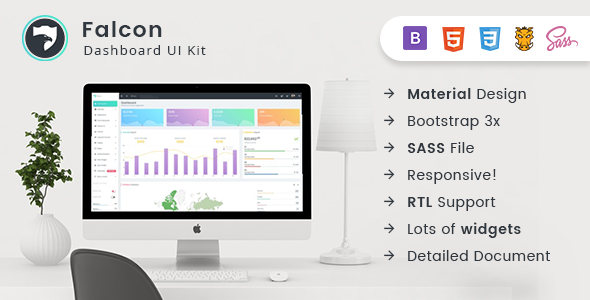 Falcon – Bootstrap Admin Dashboard Template + UI Kit