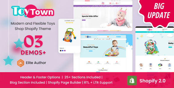 Toytown – Kids Clothing & Toys Shopify Theme