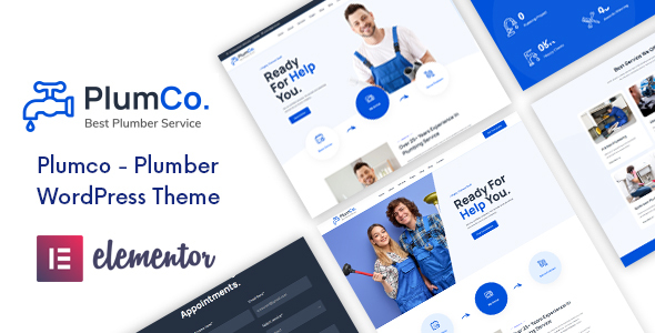 Plumco – Plumber WordPress Theme