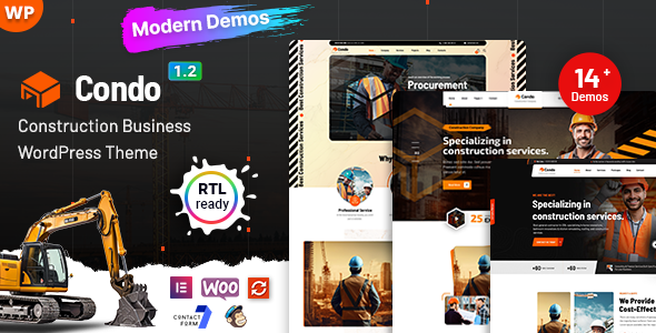 Condo – Construction WordPress Theme