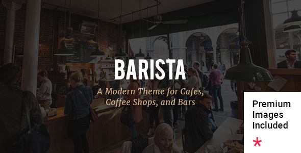 Barista – Modern WordPress Theme for Cafes, Coffee Shops and Bars