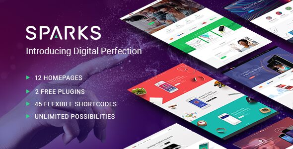 Sparks – App Development WordPress Theme